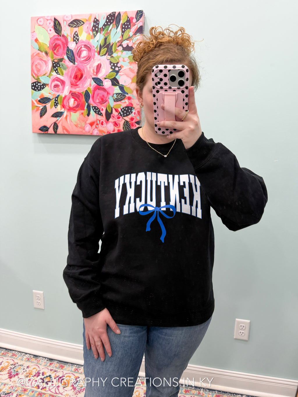Arched Kentucky Bow Sweatshirt