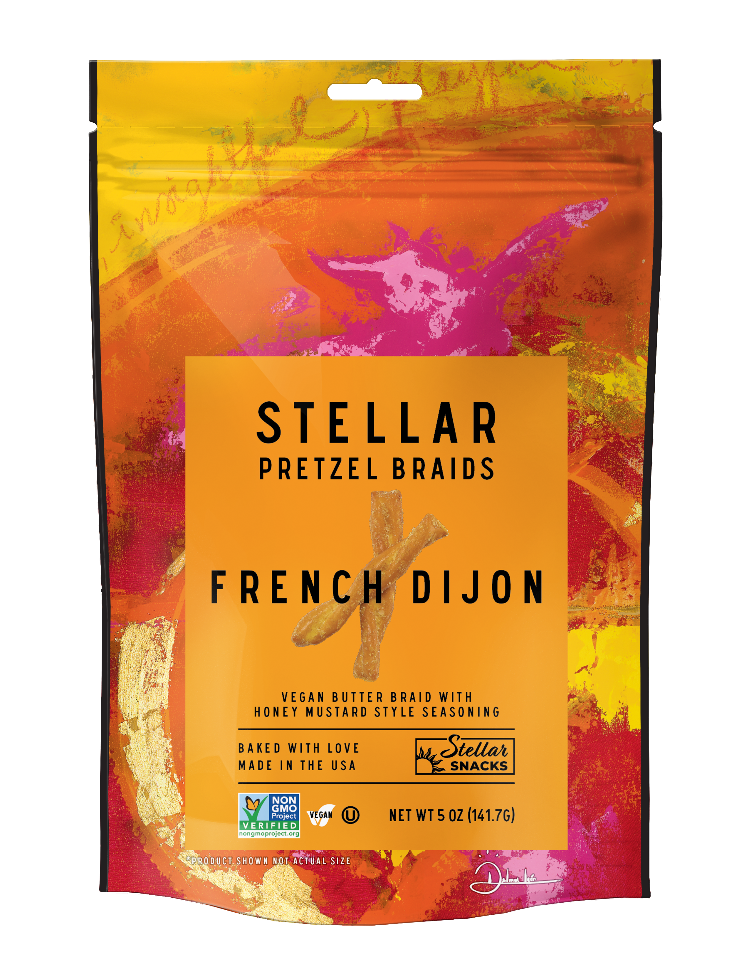 Stellar Pretzel Braids- French Dijon- 5oz