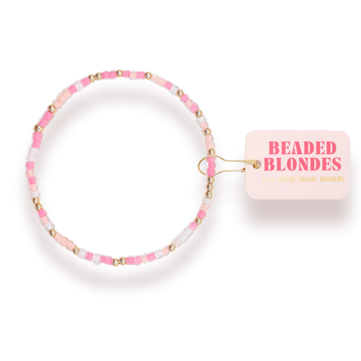 Gamma Phi Beta Sprinkle Bracelet: Standard 6.75 inch | Beaded Blondes