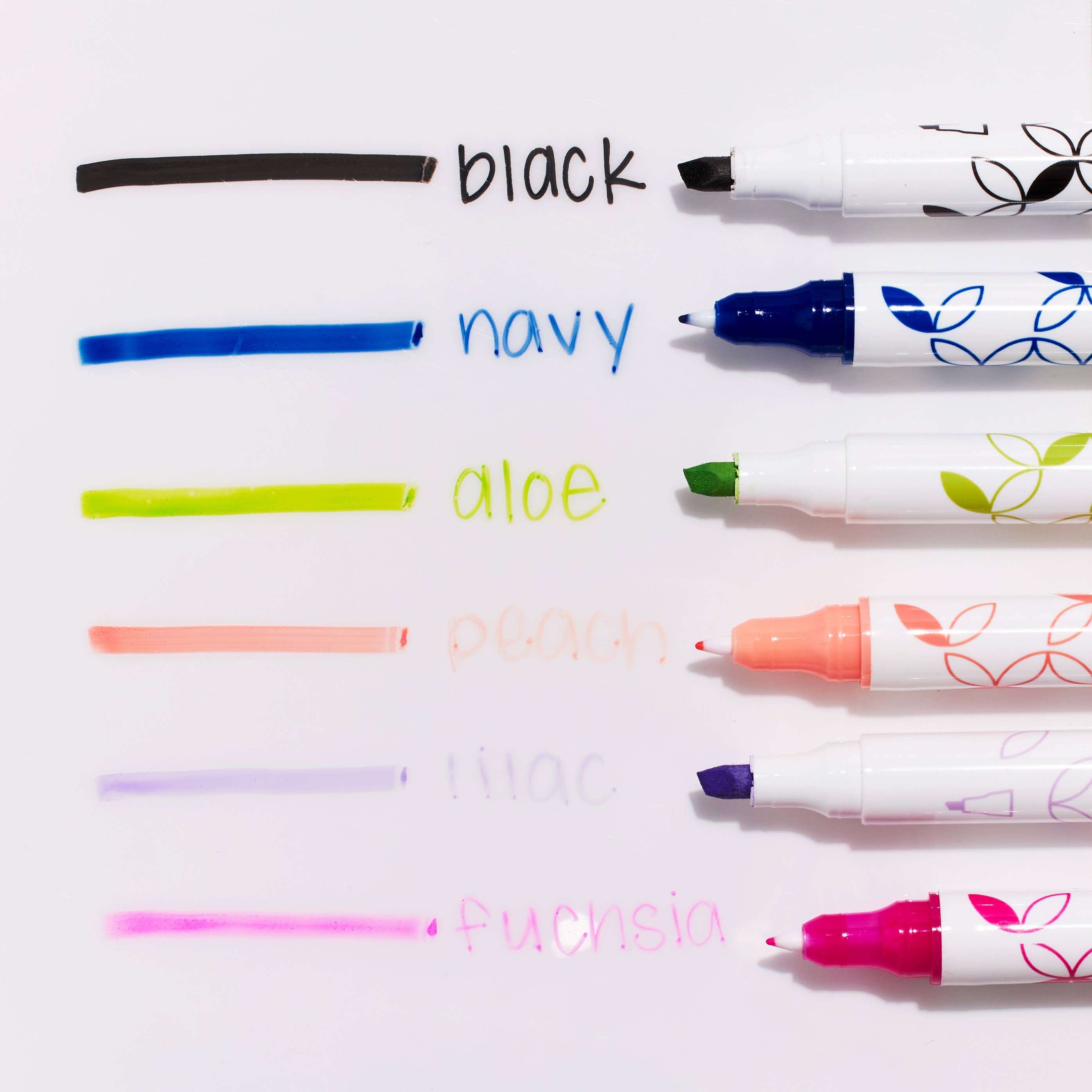 Dual-Tip Wet Erase Markers 6 Pack