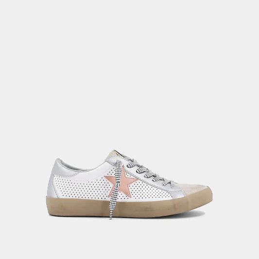 Paula Shu Shop Sneakers | White Perf | CLOSEOUT *FINAL SALE*