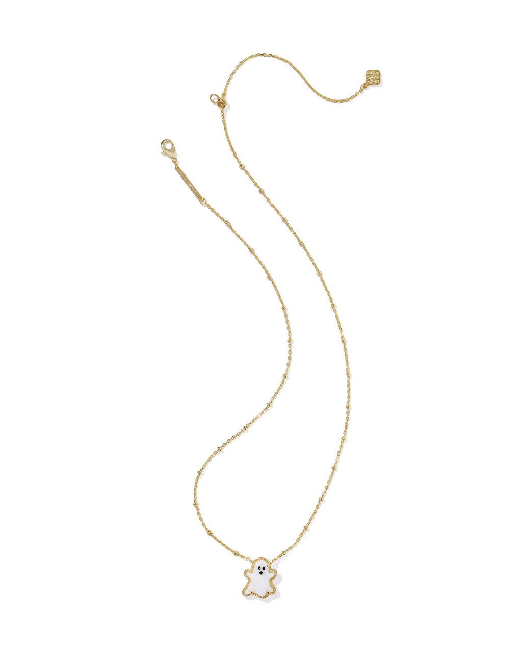 Kendra Scott Ghost Short Pendant Necklace - Gold White Mother Of Pearl