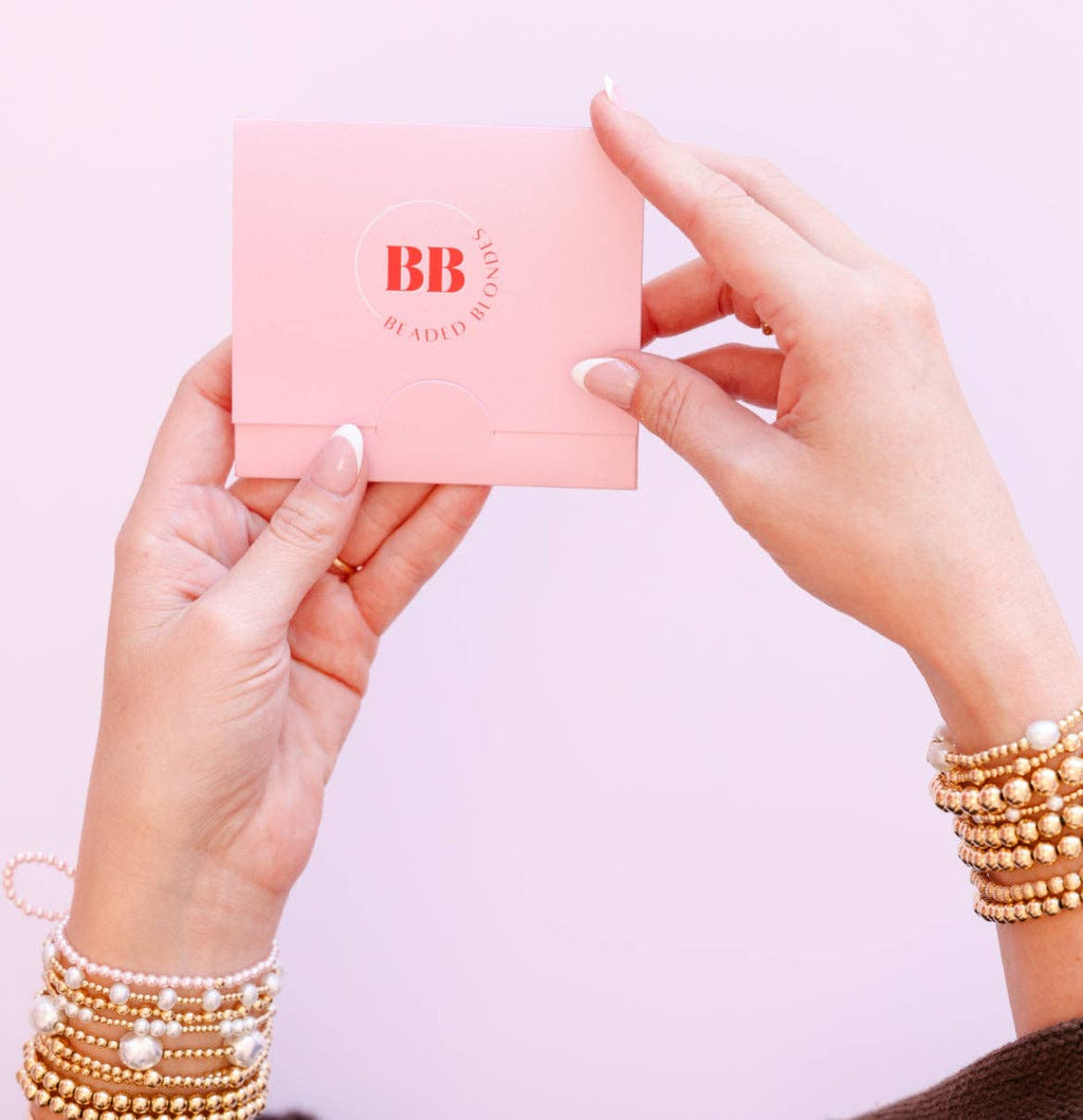 Branded Jewelry Cloth | Beaded Blondes
