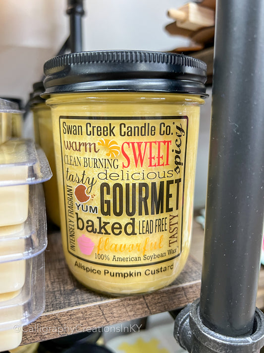 SCC Allspice Pumpkin Custard-Small 12 oz Candle