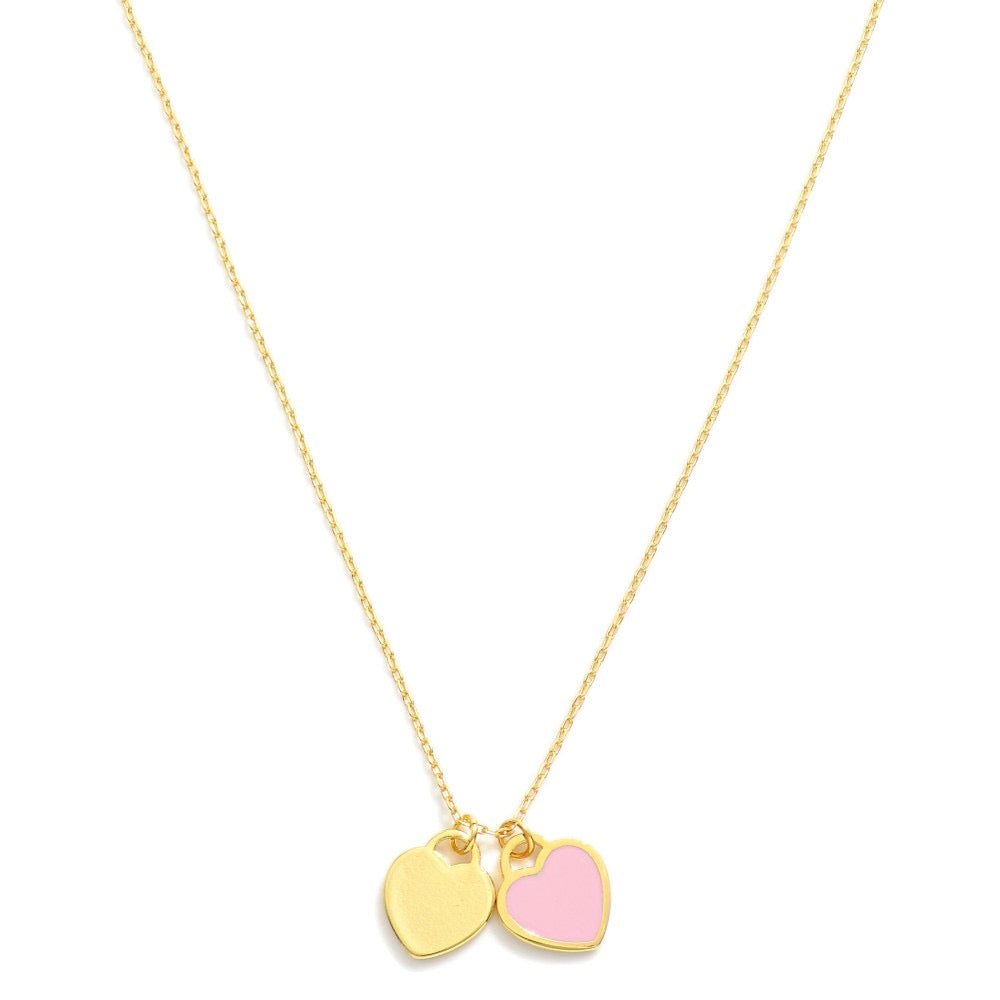 Dainty Chain Heart Necklaces