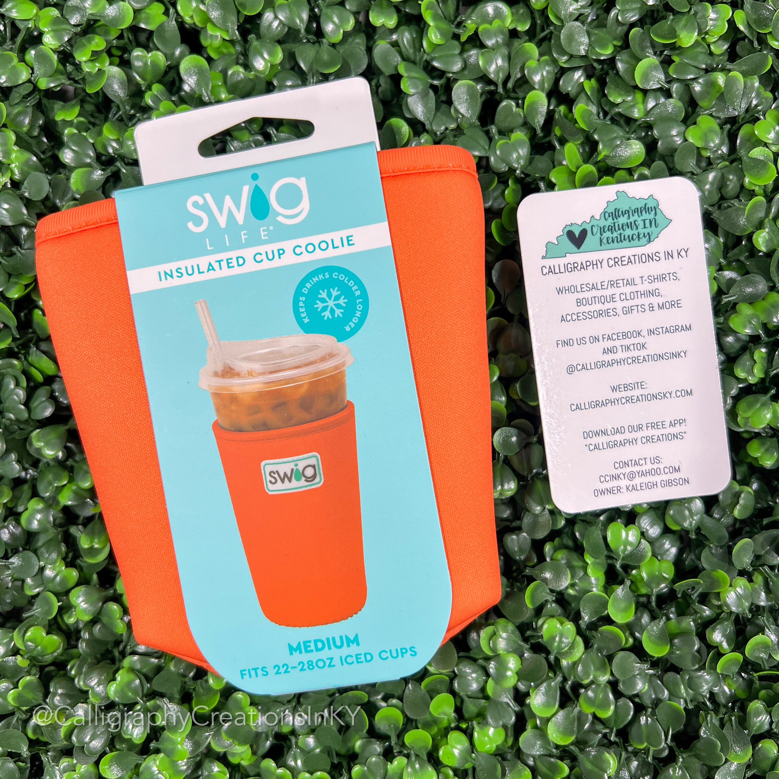Orange • Medium Swig Iced Cup Coolie