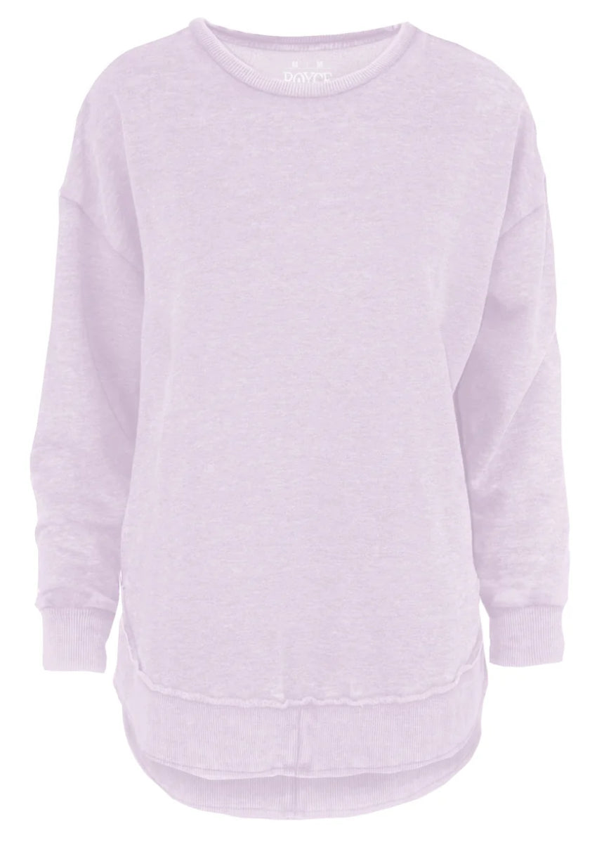 Lavender | Royce Melange Poncho Fleece