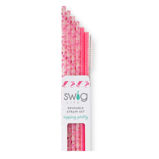 Let’s Go Girls Swig Reusable Straw Set