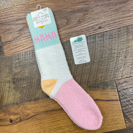 Heart Mama Holiday Spring Cozy Crew | World’s Softest Socks