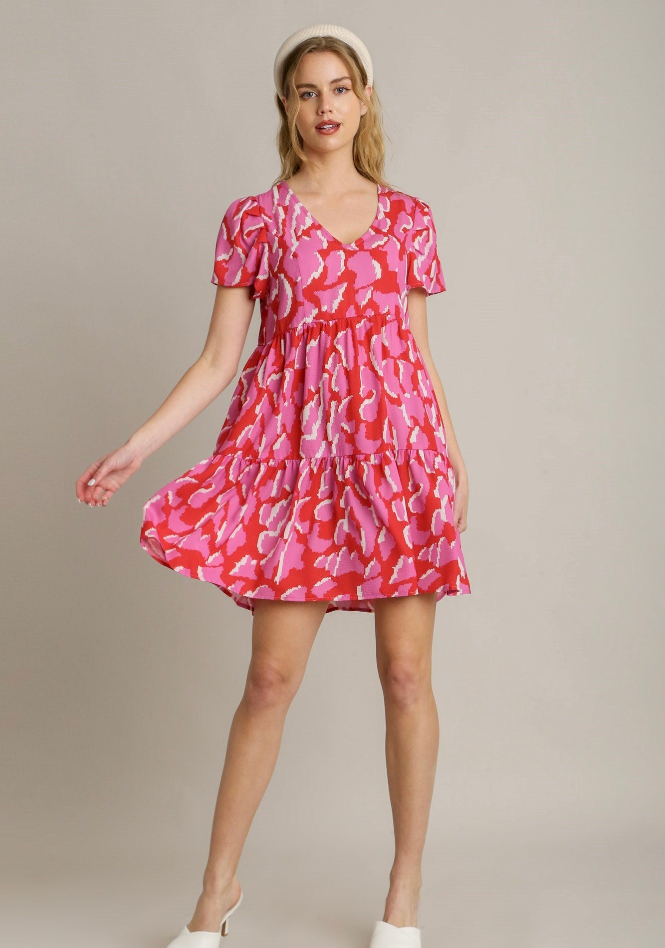 Red/Pink | Raven Mini Dress *FINAL SALE*