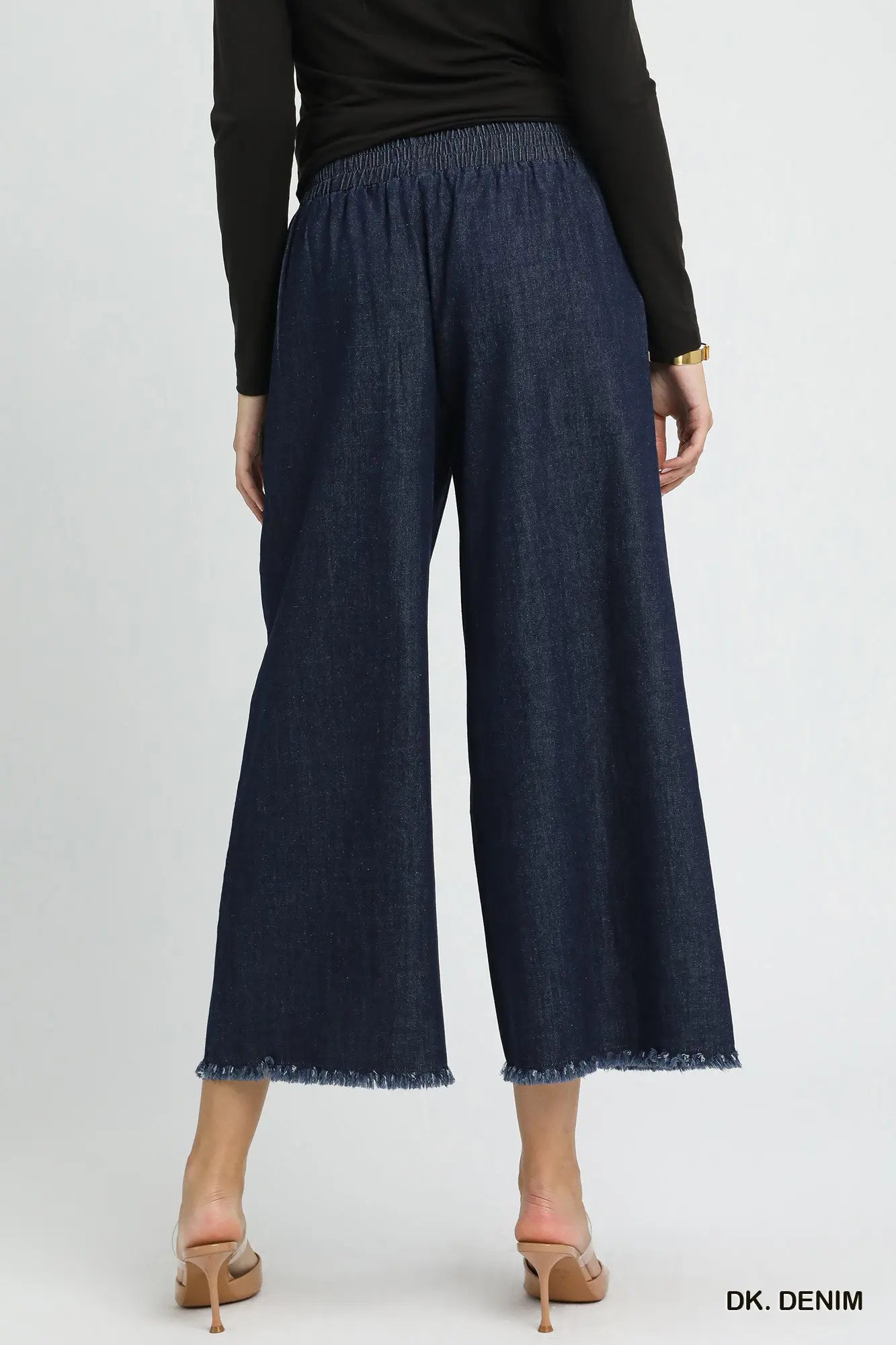 Dark | Fringe Denim Pants