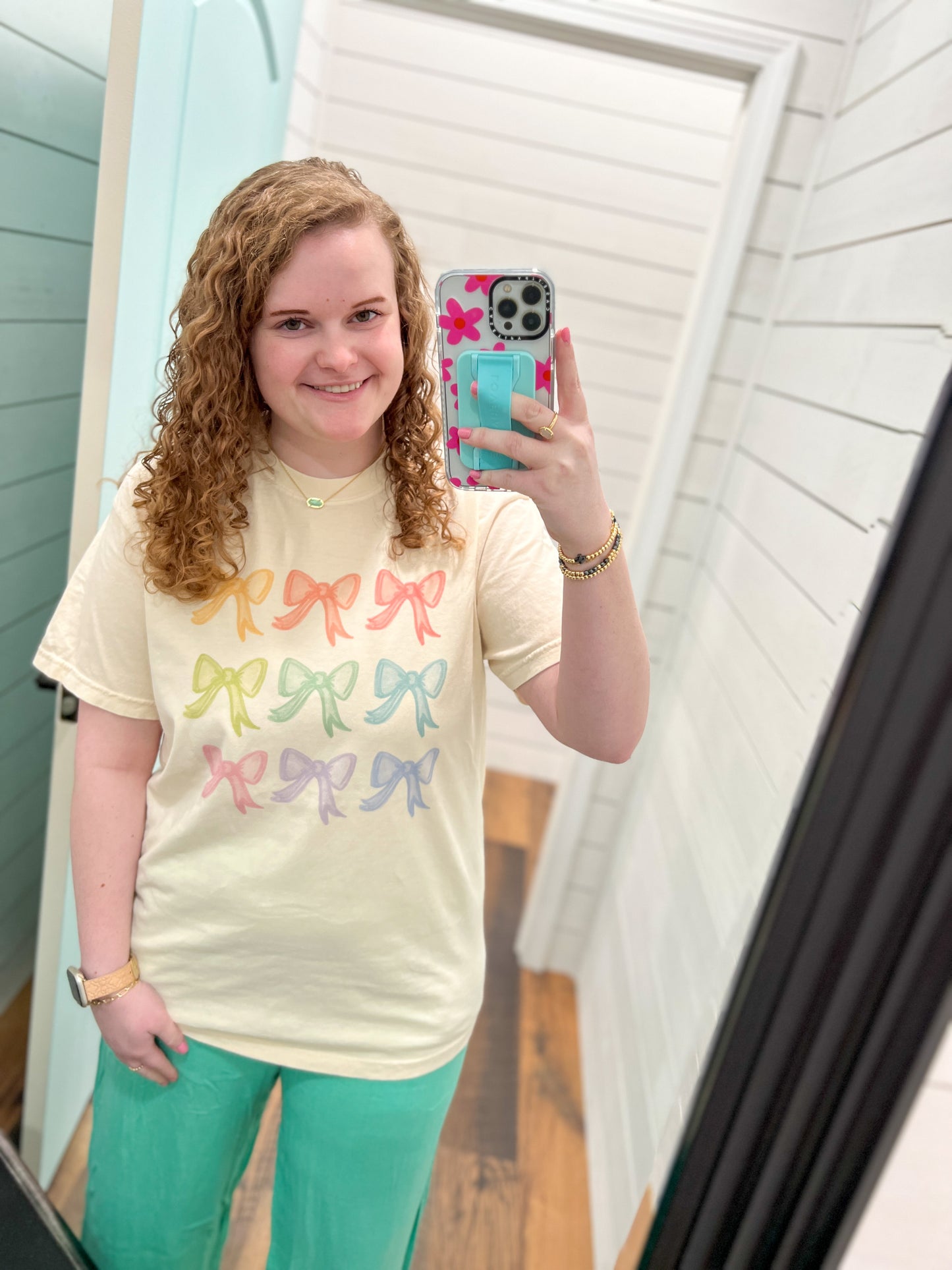 Colorful Bows Tee • Doodles by Rebekah