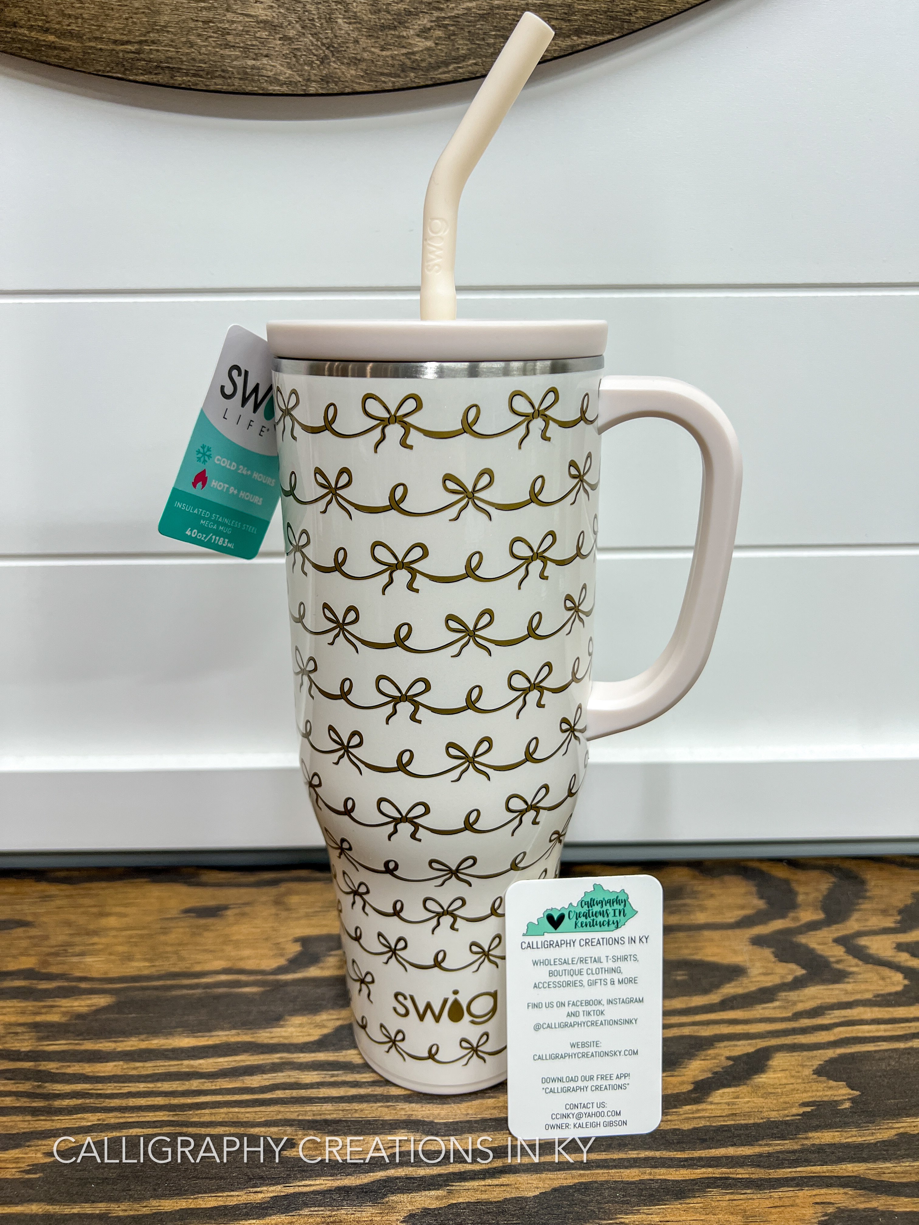 Pretty In Pearl 40 oz Swig Mega Mug (50% OFF) - FINAL SALE