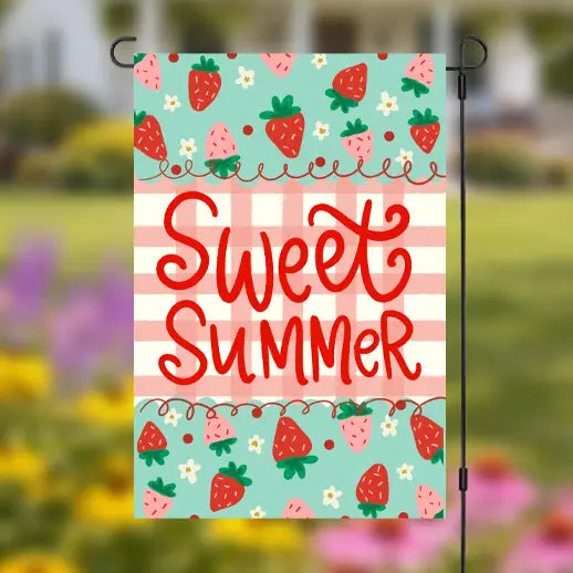 Sweet Summer Garden Flag