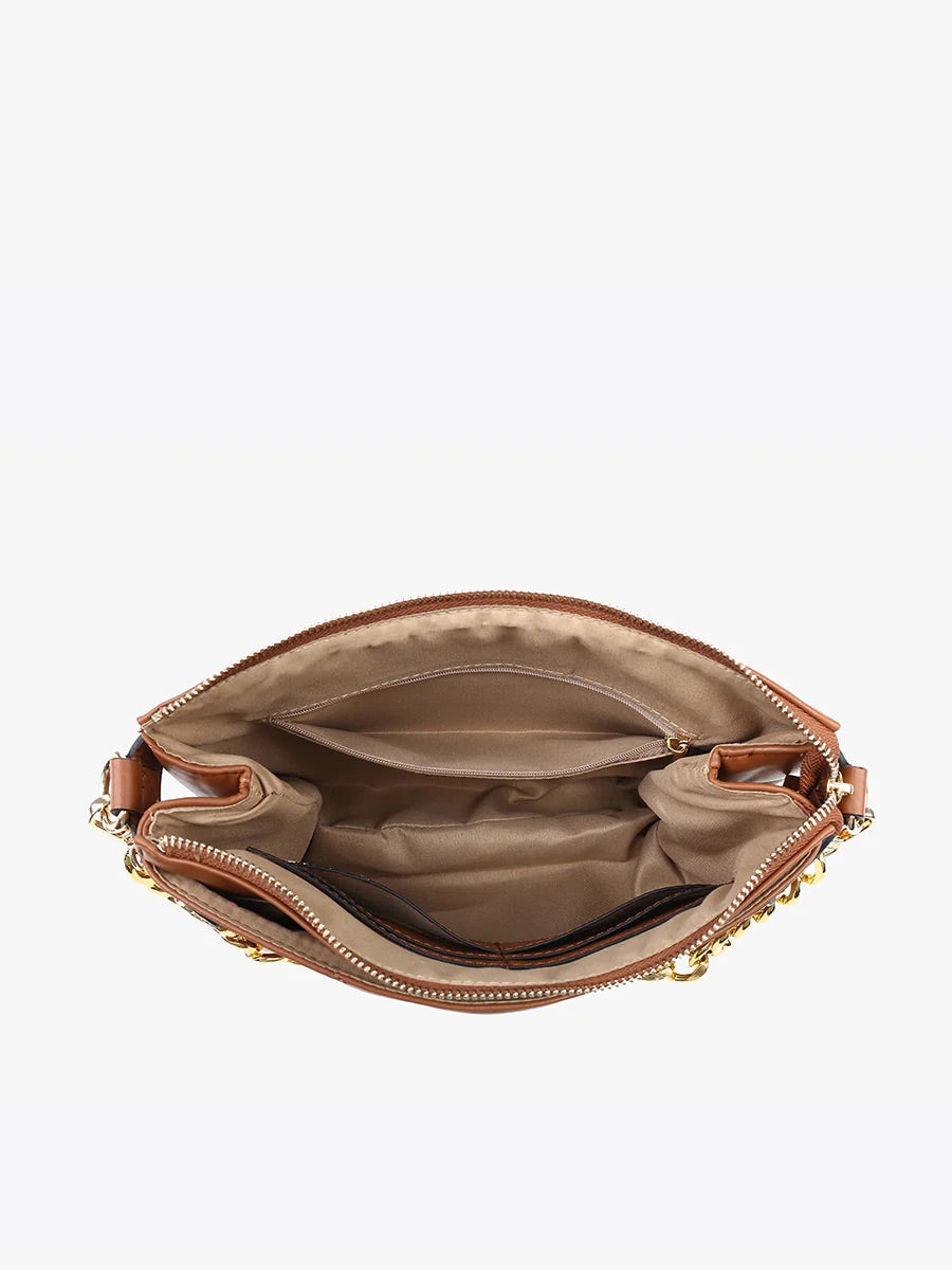Brown | Britt Puffer Crossbody Purse