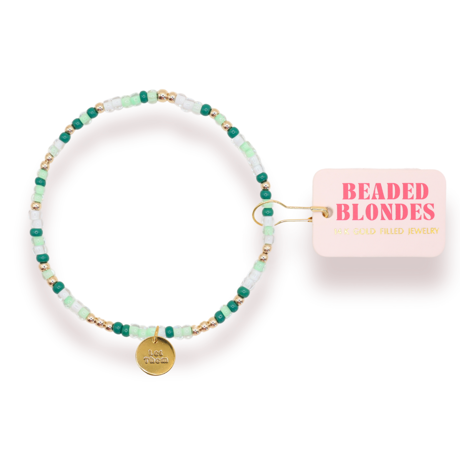 Let Them Charm Sprinkle Bracelet: Standard 6.75 inch | Beaded Blondes