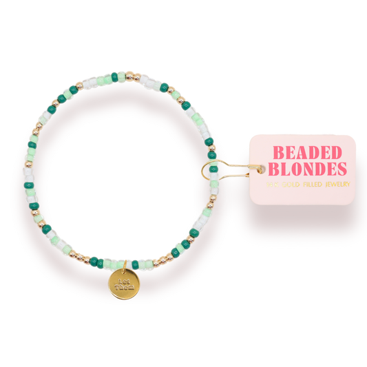 Let Them Charm Sprinkle Bracelet: Standard 6.75 inch | Beaded Blondes