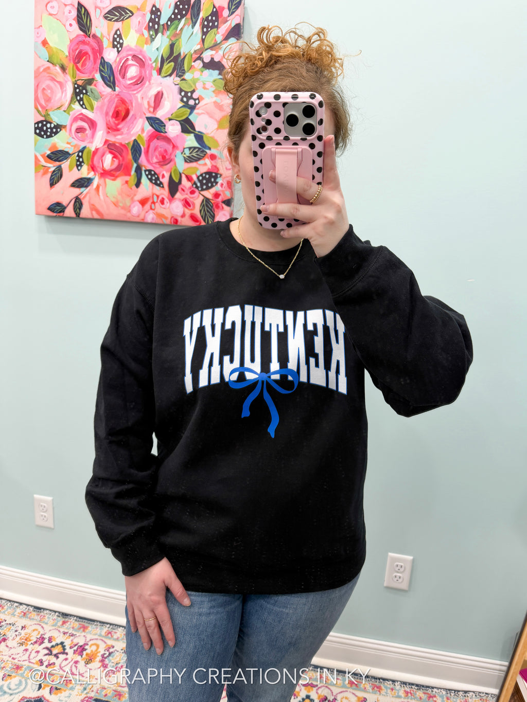 Arched Kentucky Bow Sweatshirt