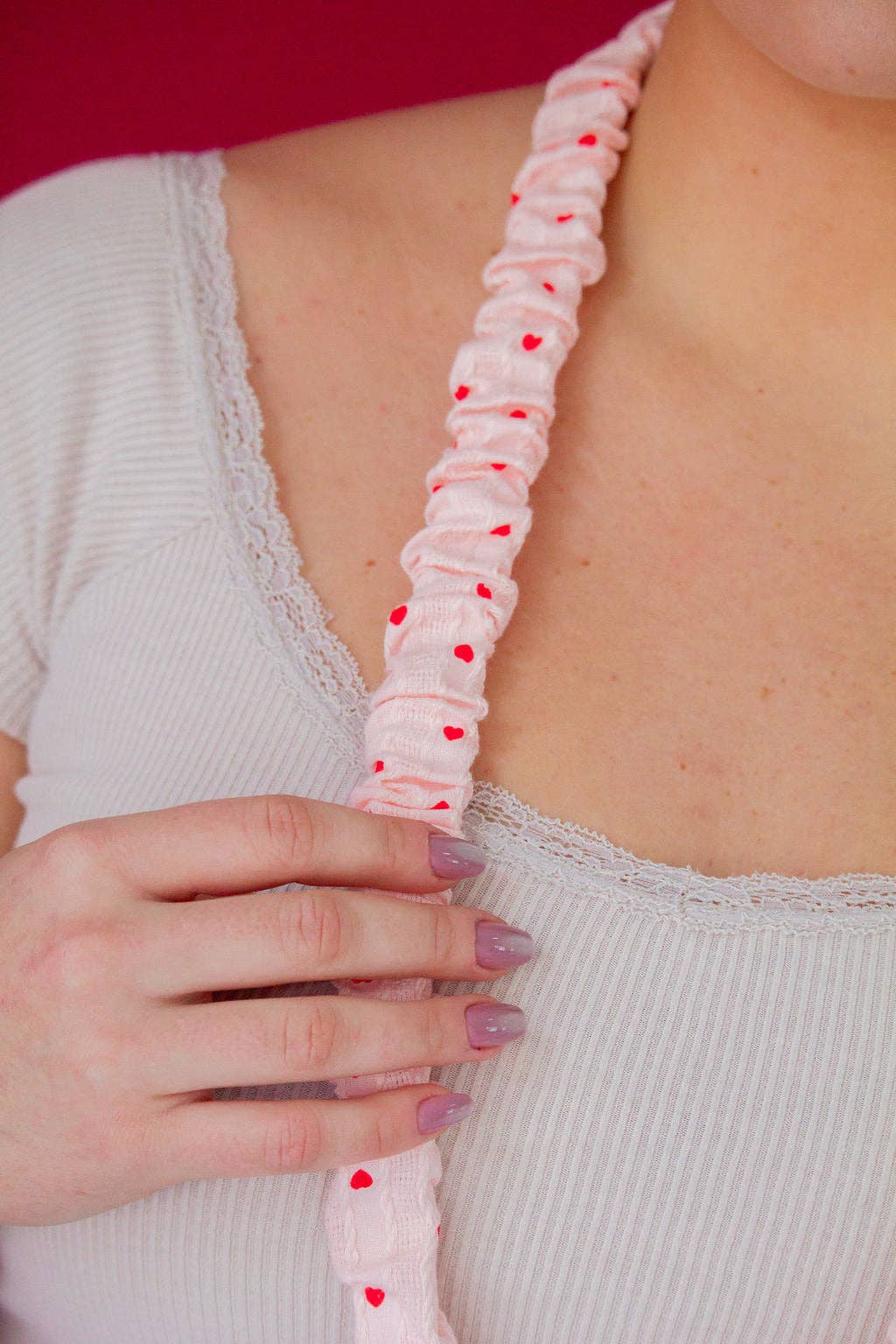 Be Mine Scrunchie Lanyard