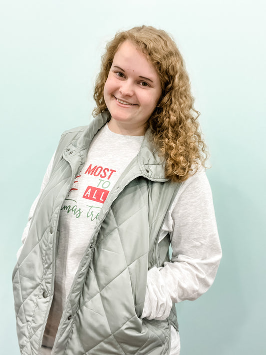Sage • Jackie Vest FINAL SALE