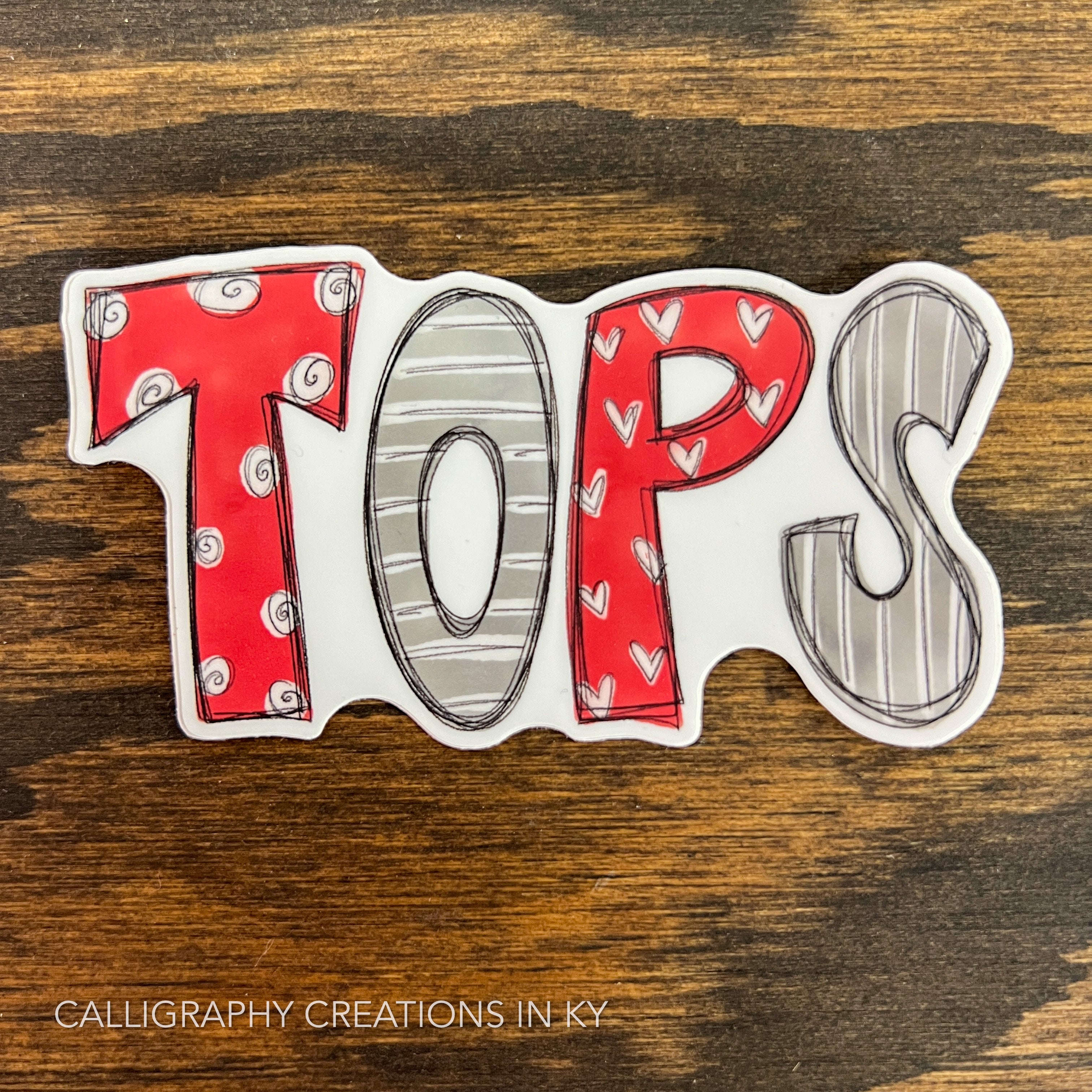 Tops Sticker - Doodles By Rebekah
