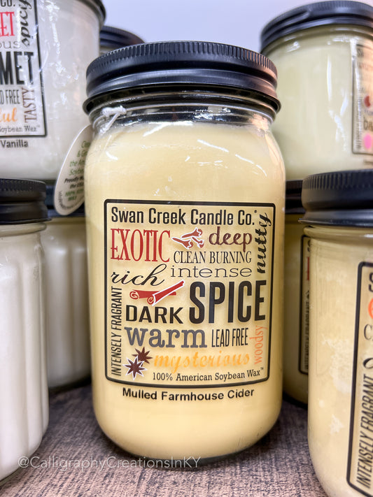 SCC-Mulled Farmhouse Cider-Large 24 oz Candle