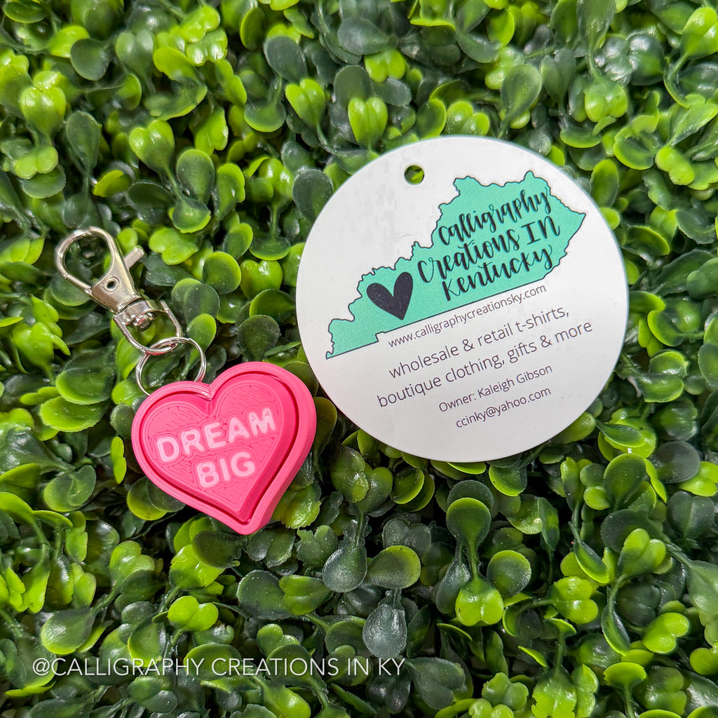 Dream Big Fidget Clicker Keychain