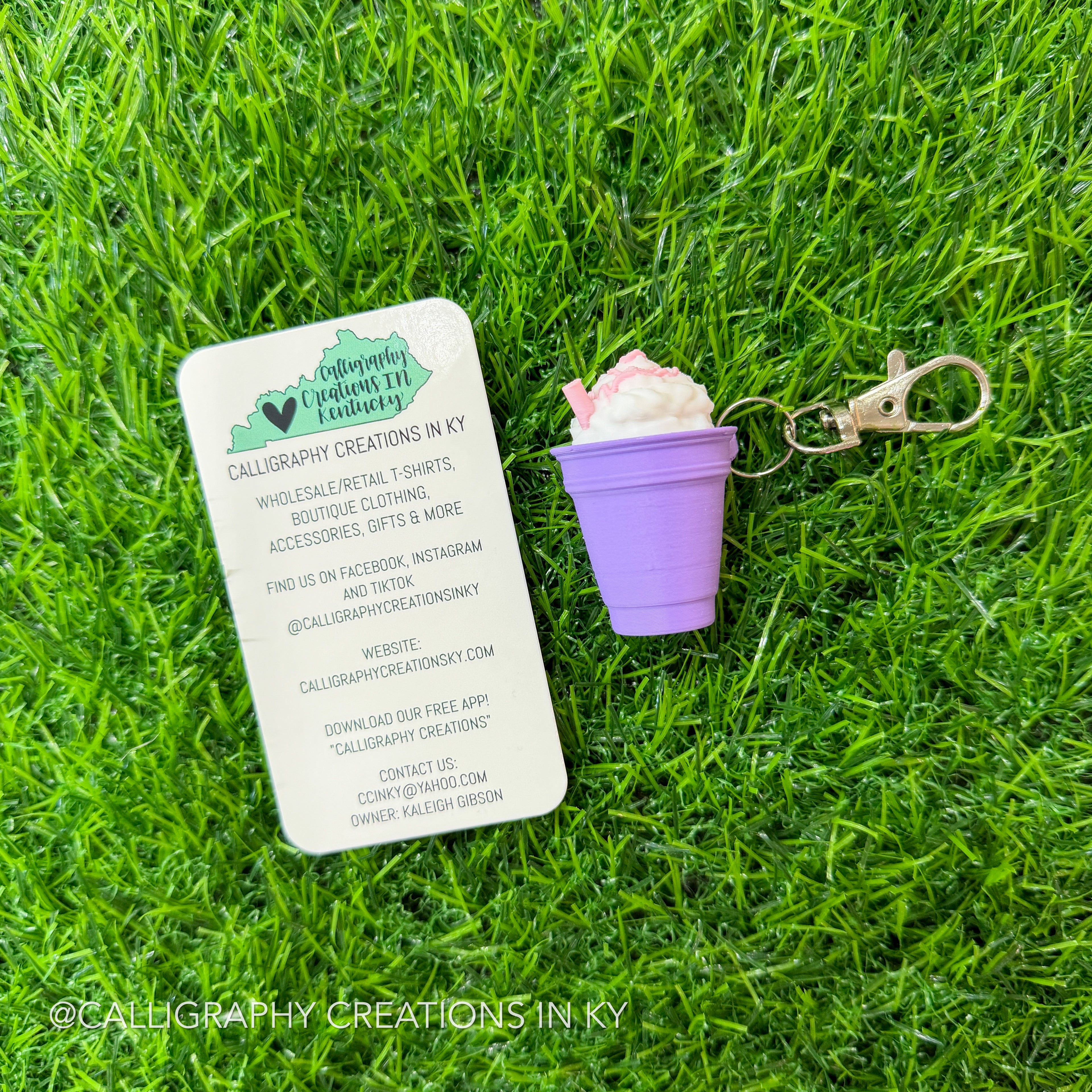 Unicorn Frappe Fidget Clicker Keychain