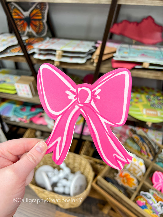 Pink Bow Attachment | Doodles By Rebekah