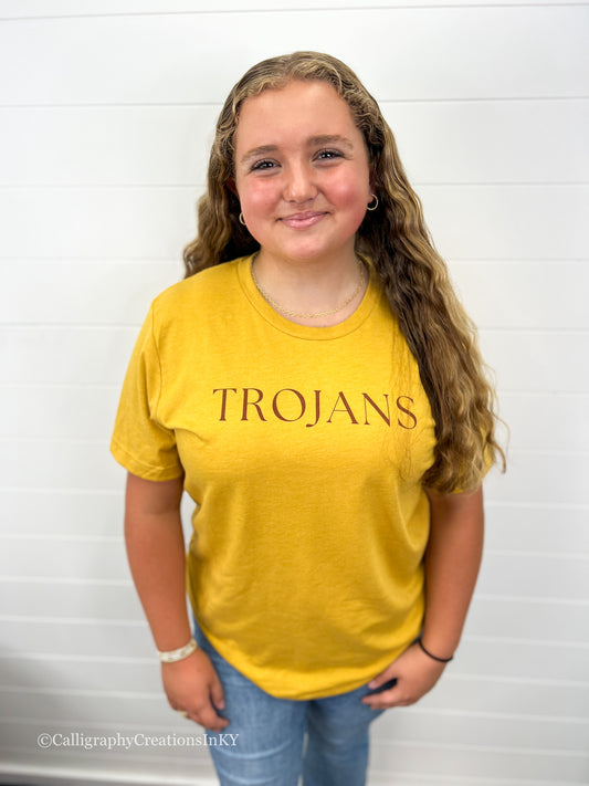 2XL Simple Trojans Tee FINAL SALE