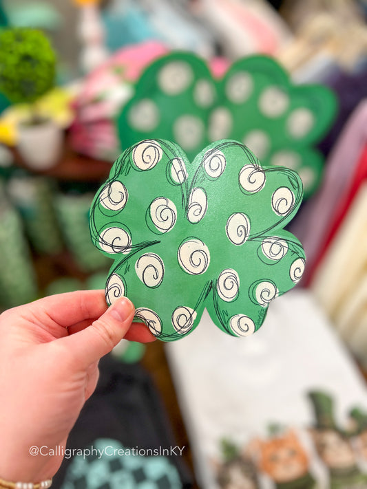 Polka Dot Clover Attachment | Doodles By Rebekah