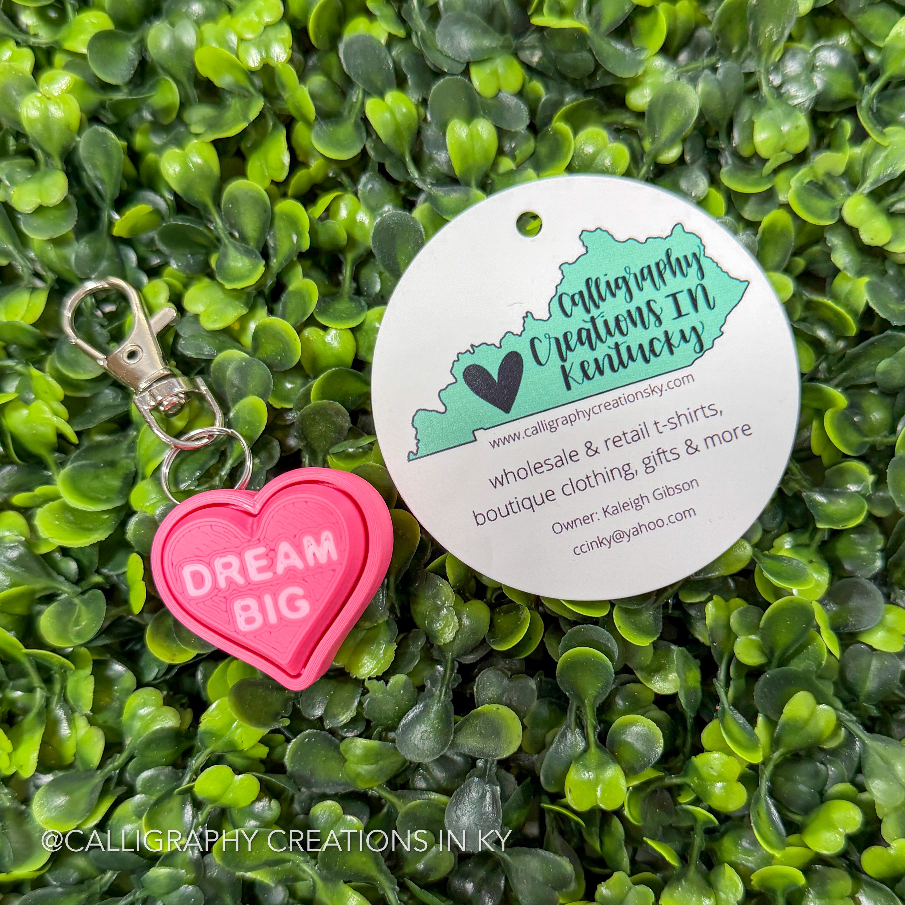 Dream Big Fidget Clicker Keychain