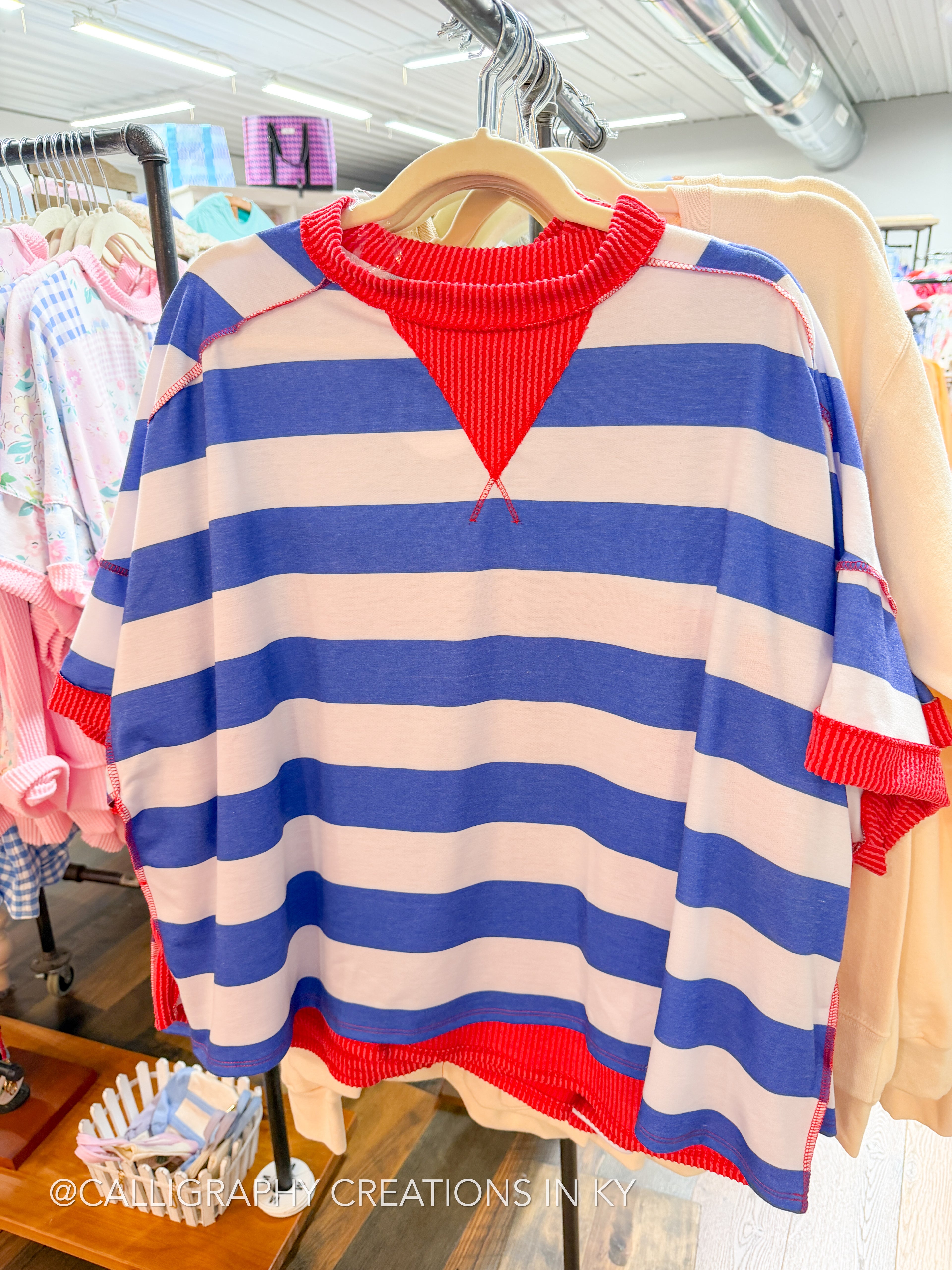 Americana Stripe Top