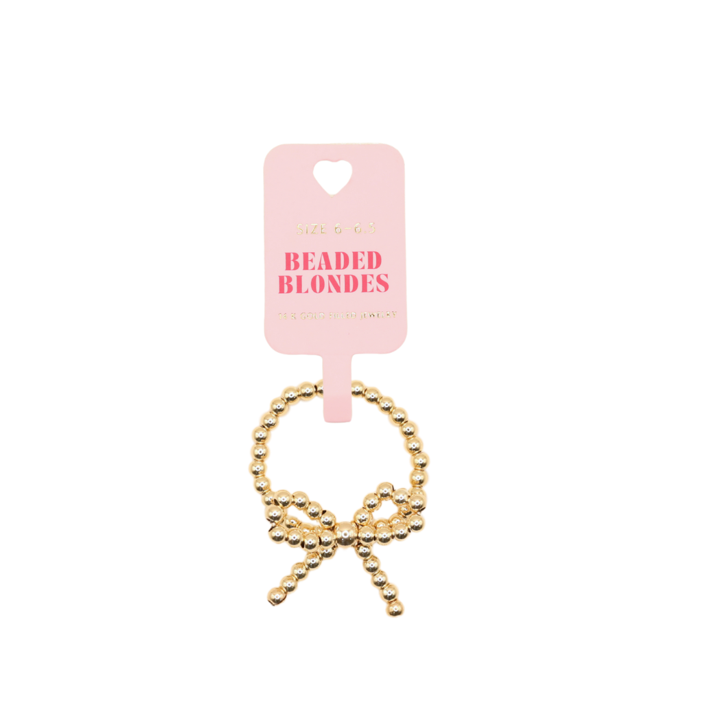 Gold Bow Ring | Beaded Blondes