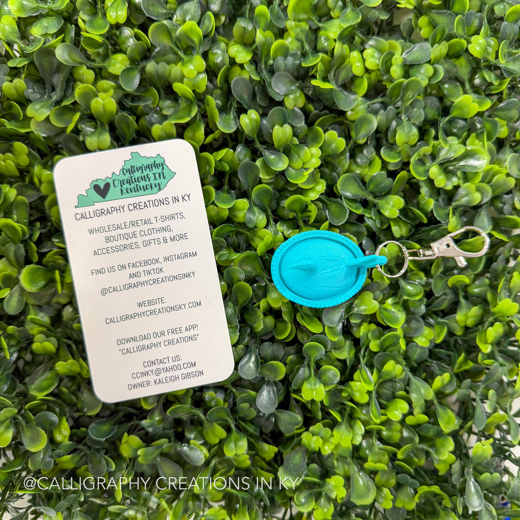 Turquoise | Hen Keychain