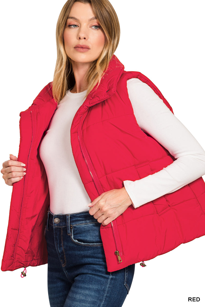 Red | Puffer Vest