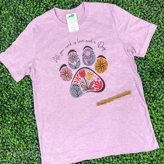 Love & A Dog Tee