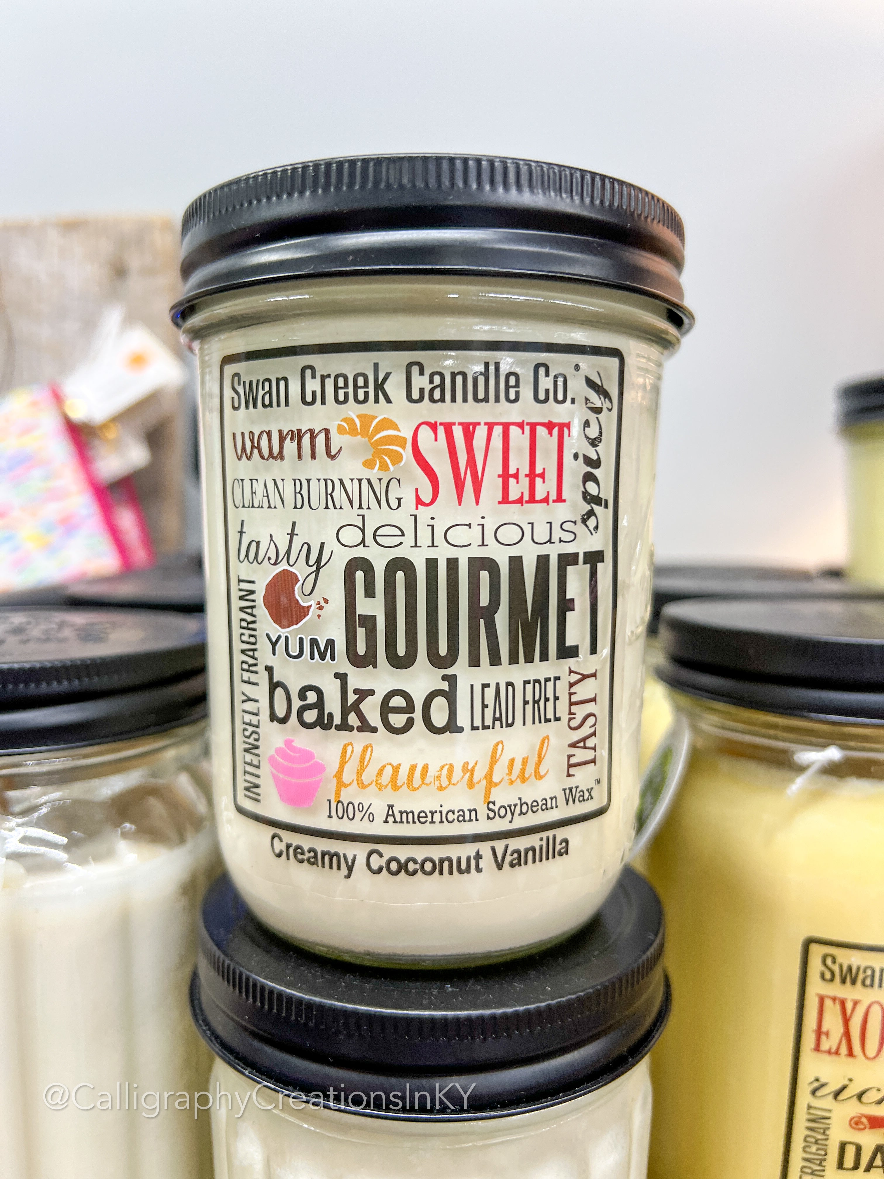 SCC Creamy Coconut Vanilla Small Candle