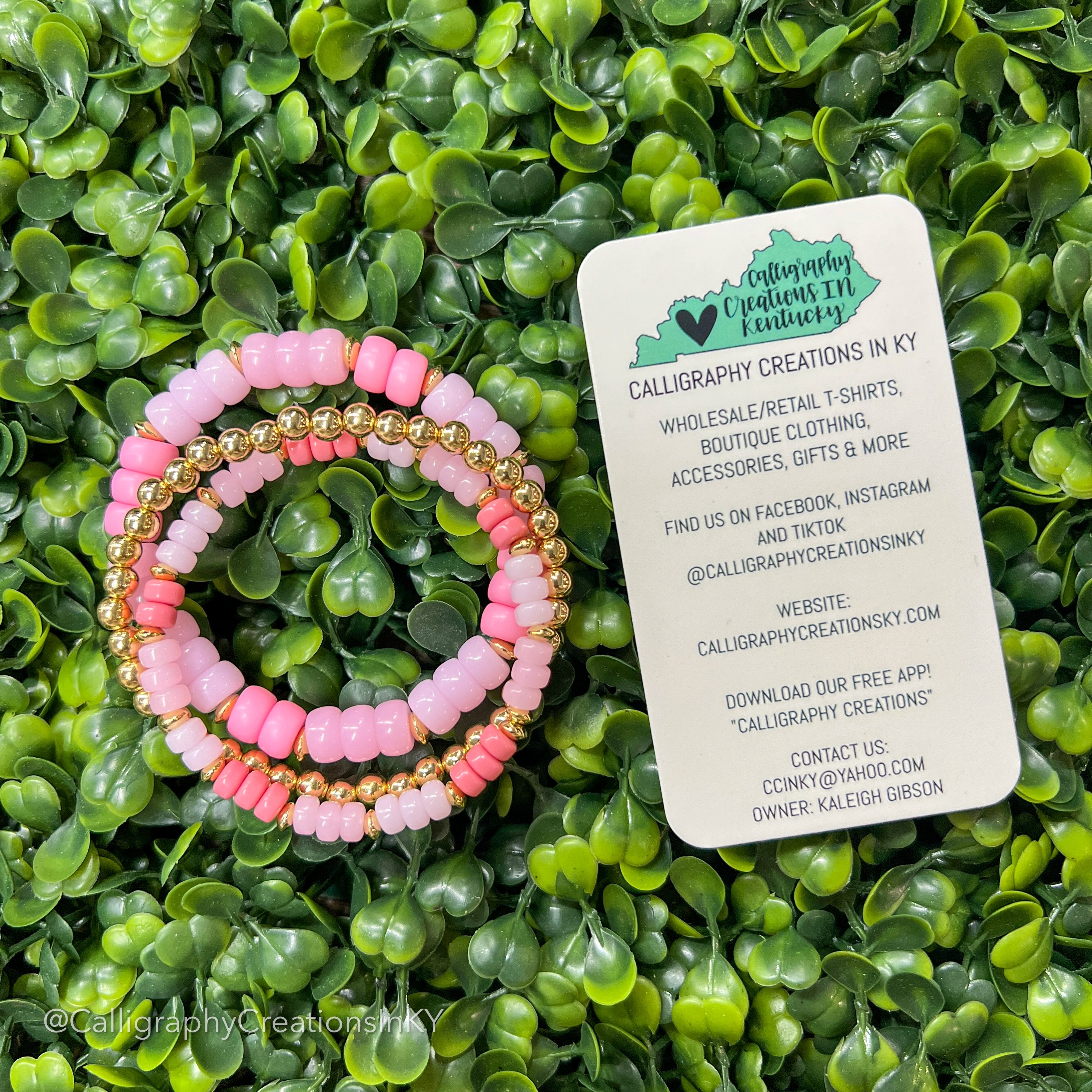 Pretty In Pink Bracelet Stack