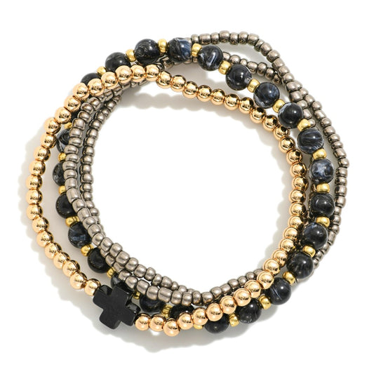 Black | Caylin Bracelet Set