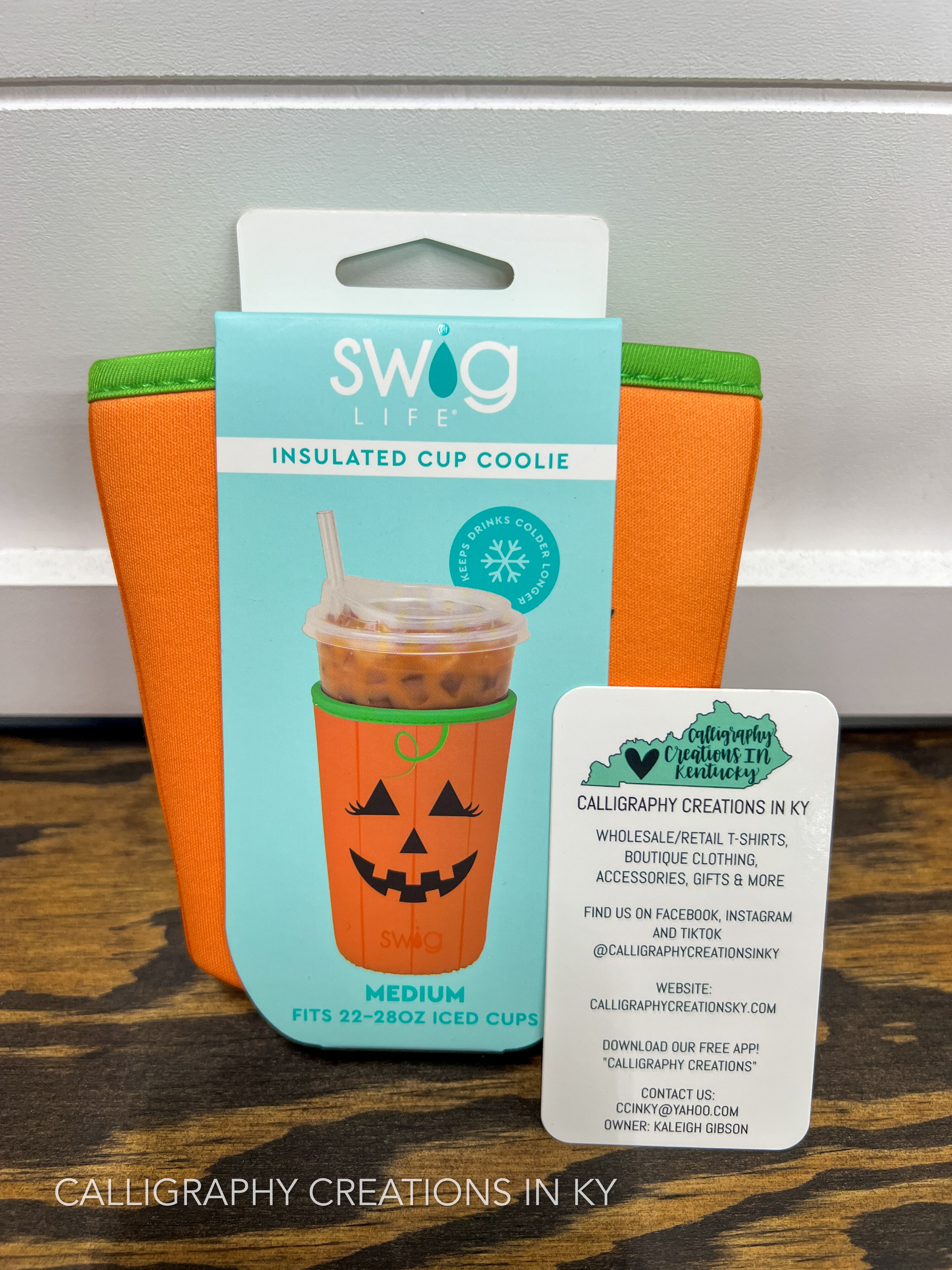 Pumpkin | Boo Crew Medium Swig Iced Cup Coolie