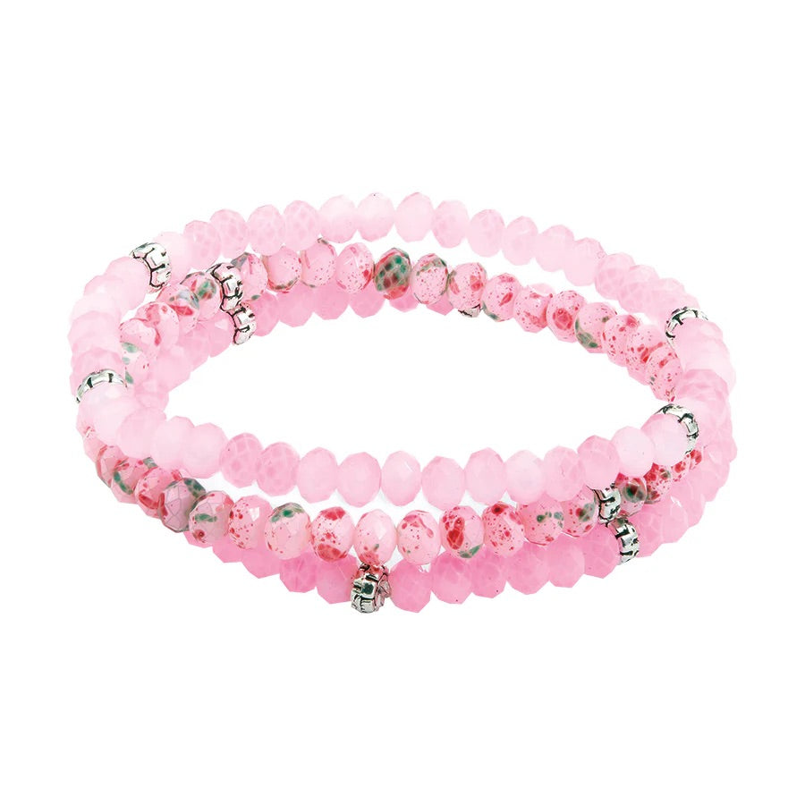 Kids 3 Stack Mini Crystal Bracelets