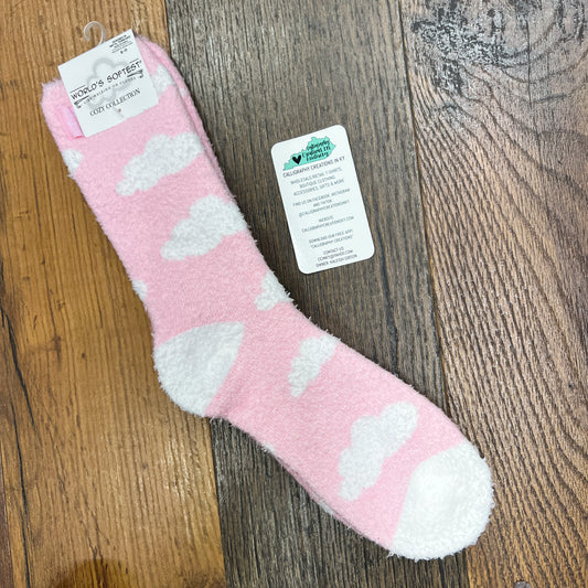 Cloud Pink Cozy Cloud Crew | World’s Softest Socks