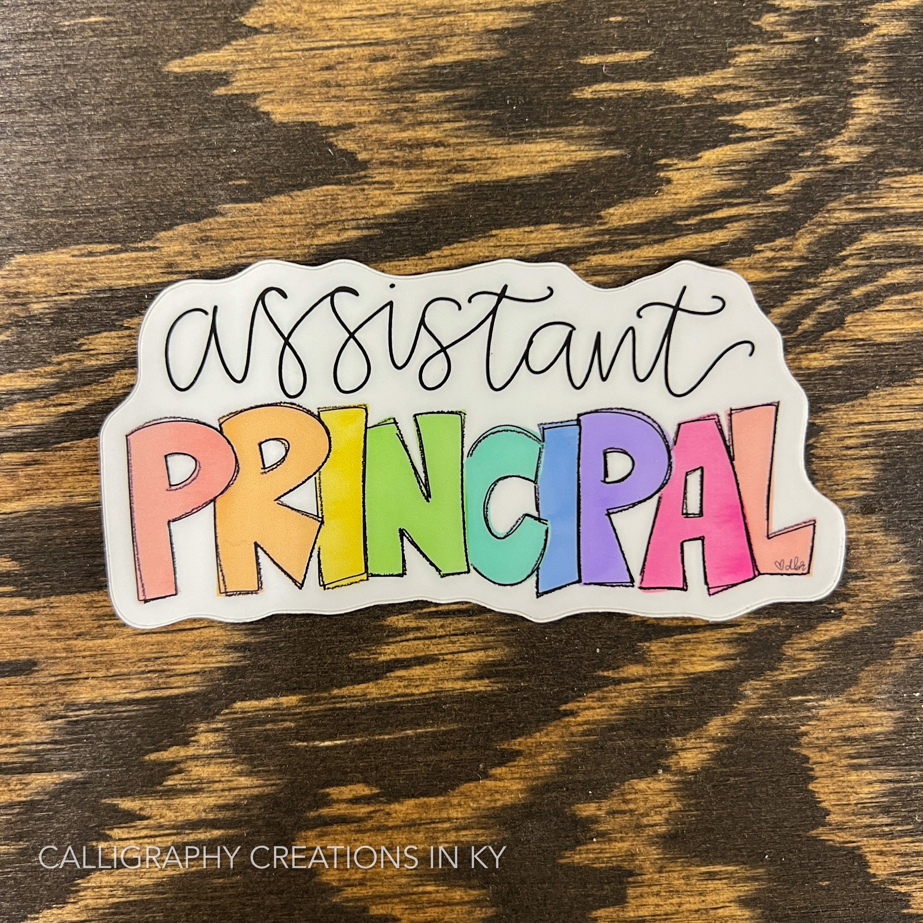 Assistant Principal Sticker - Doodles By Rebekah