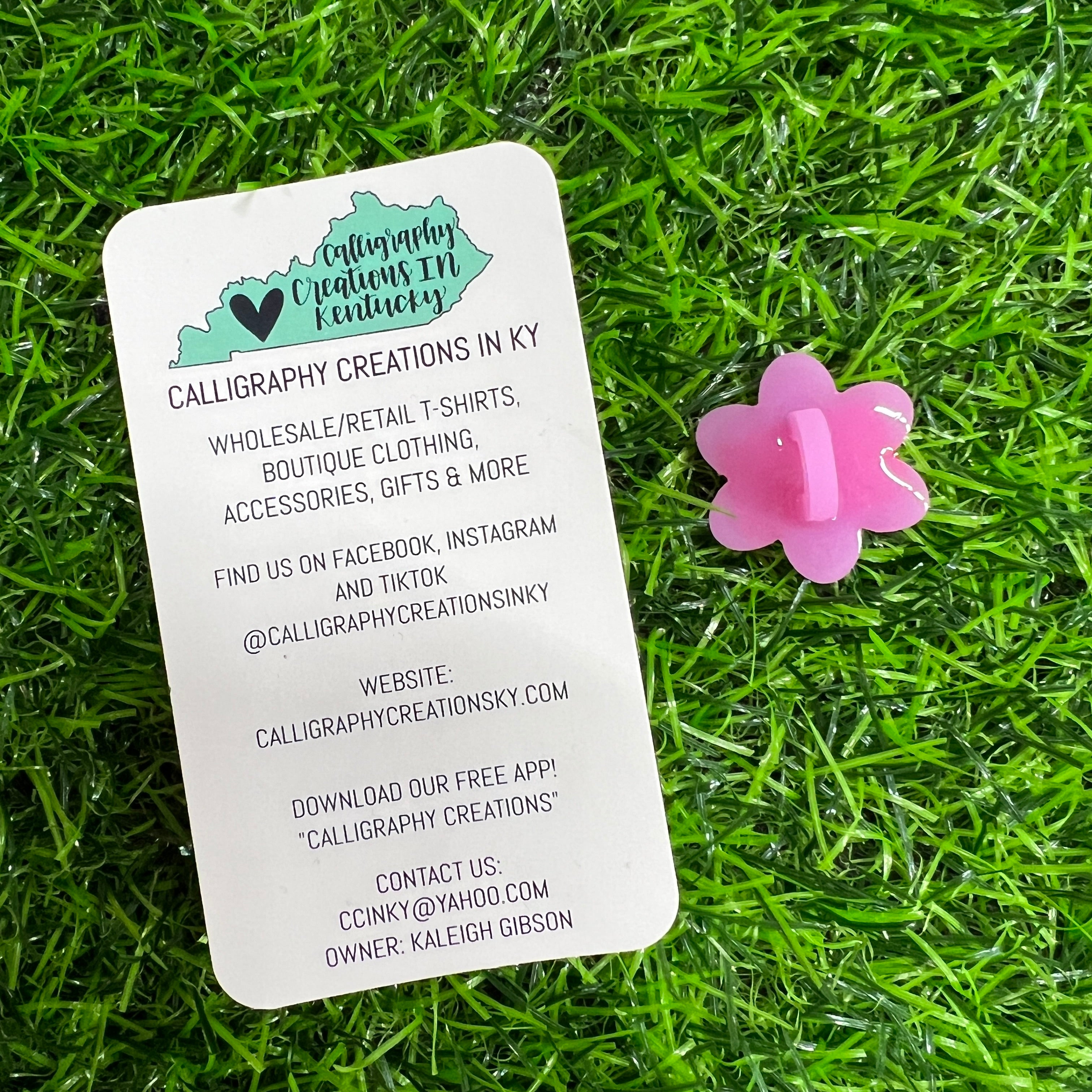 Dark Pink Flower Hook