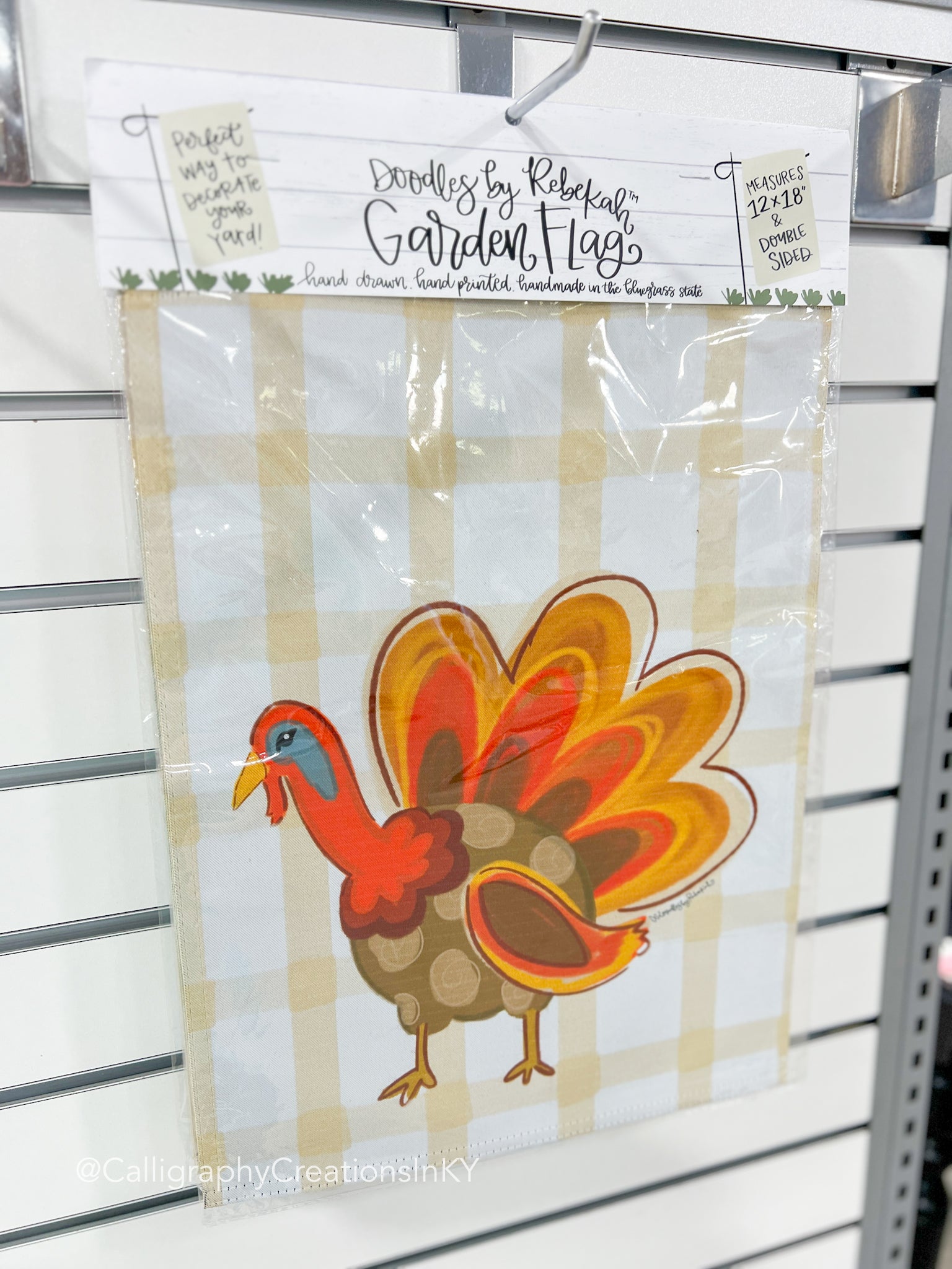 Doodles by Rebekah Garden Flag