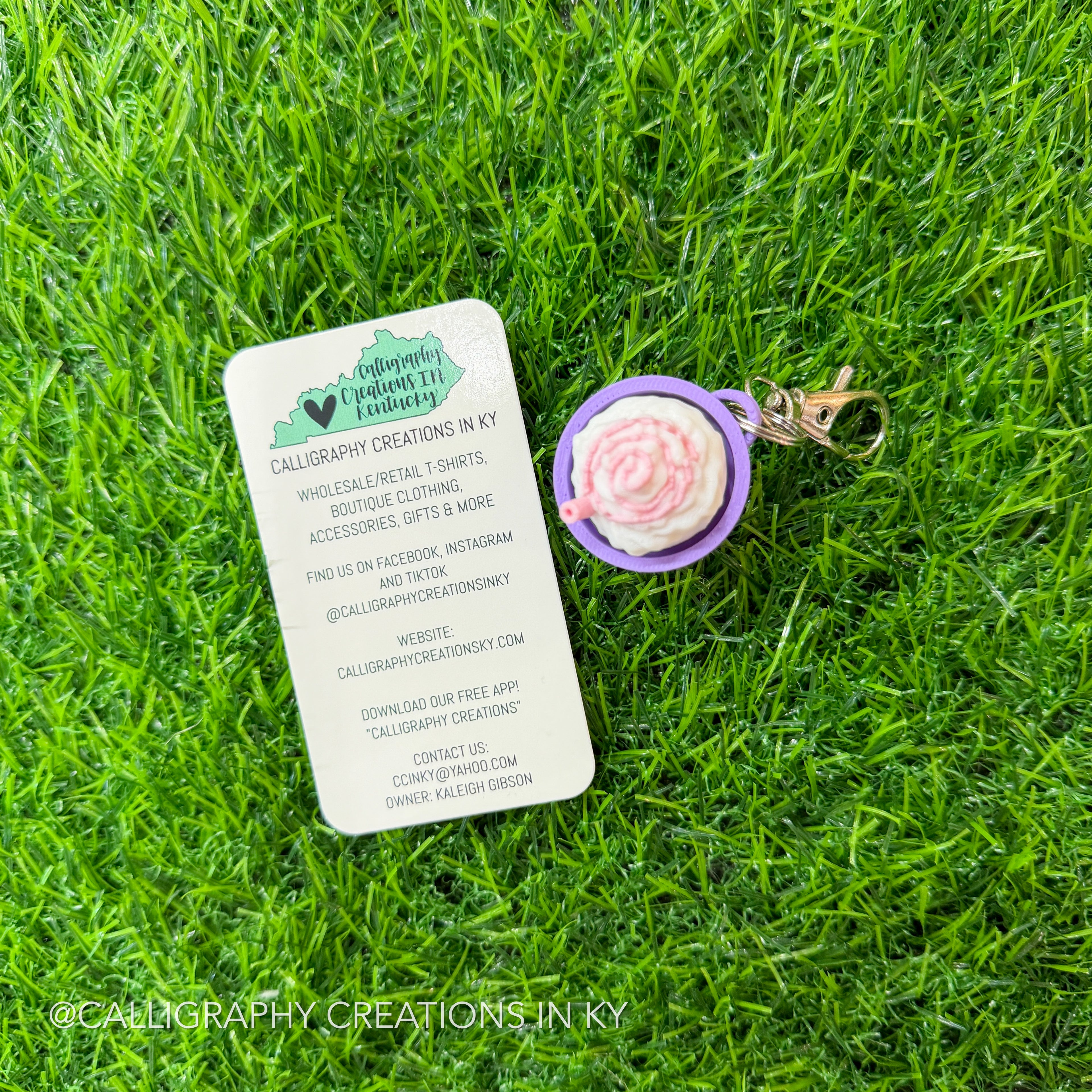 Unicorn Frappe Fidget Clicker Keychain