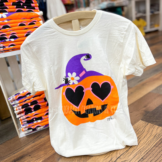 Sunglasses Jack O Lantern Tee - FINAL SALE
