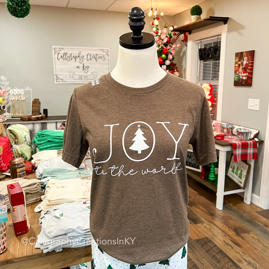 SMALL + MEDIUM • Joy To The World Tee FINAL SALE