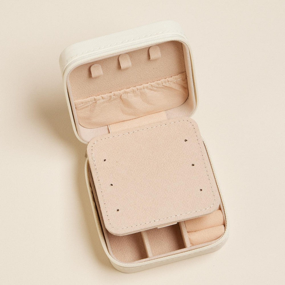 Flowers Travel Jewelry Box